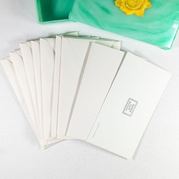 Mint Green plastic stationery box made in Canada - Picture 11 of 11